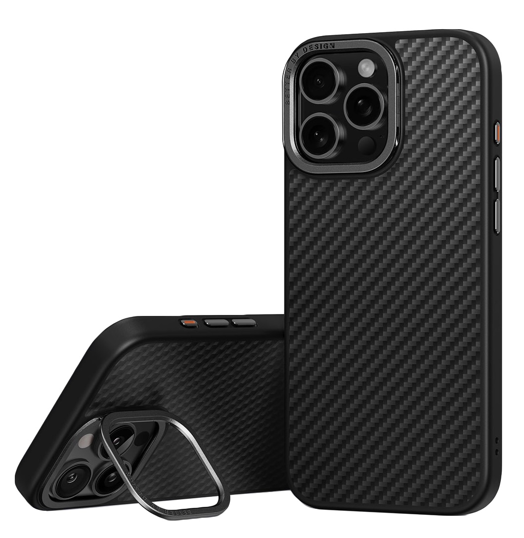 Защитный чехол Uniq для iPhone 16 Pro Max KEVA Max Kevlar MagSafe with Camera stand