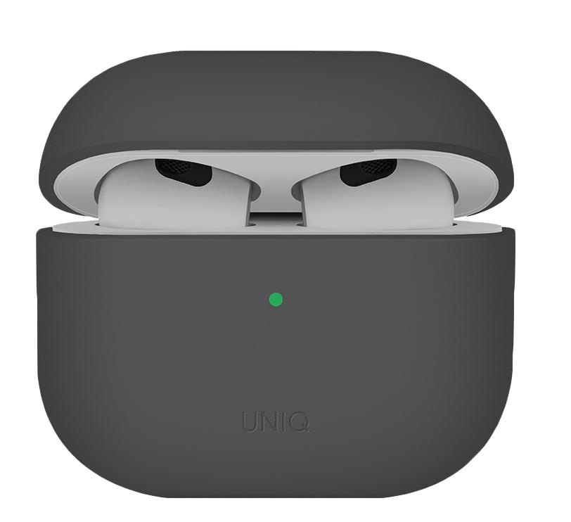 Чехол Uniq LINO Liquid Silicone для AirPods 4 Grey
