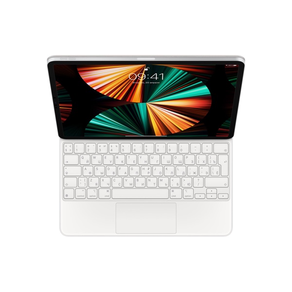 Apple Magic Keyboard для iPad Pro 12.9" (2021) (с русской раскладкой) White MJQL3RS/A