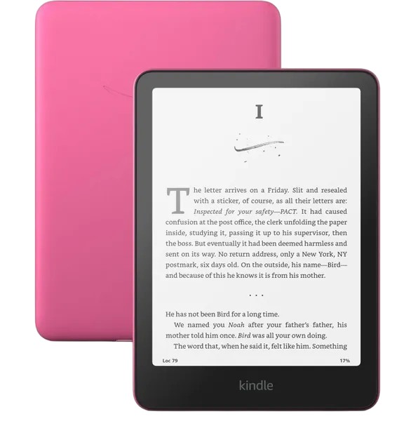 Электронная книга Amazon Kindle PaperWhite 2024 32Gb Raspberry (без рекламы)