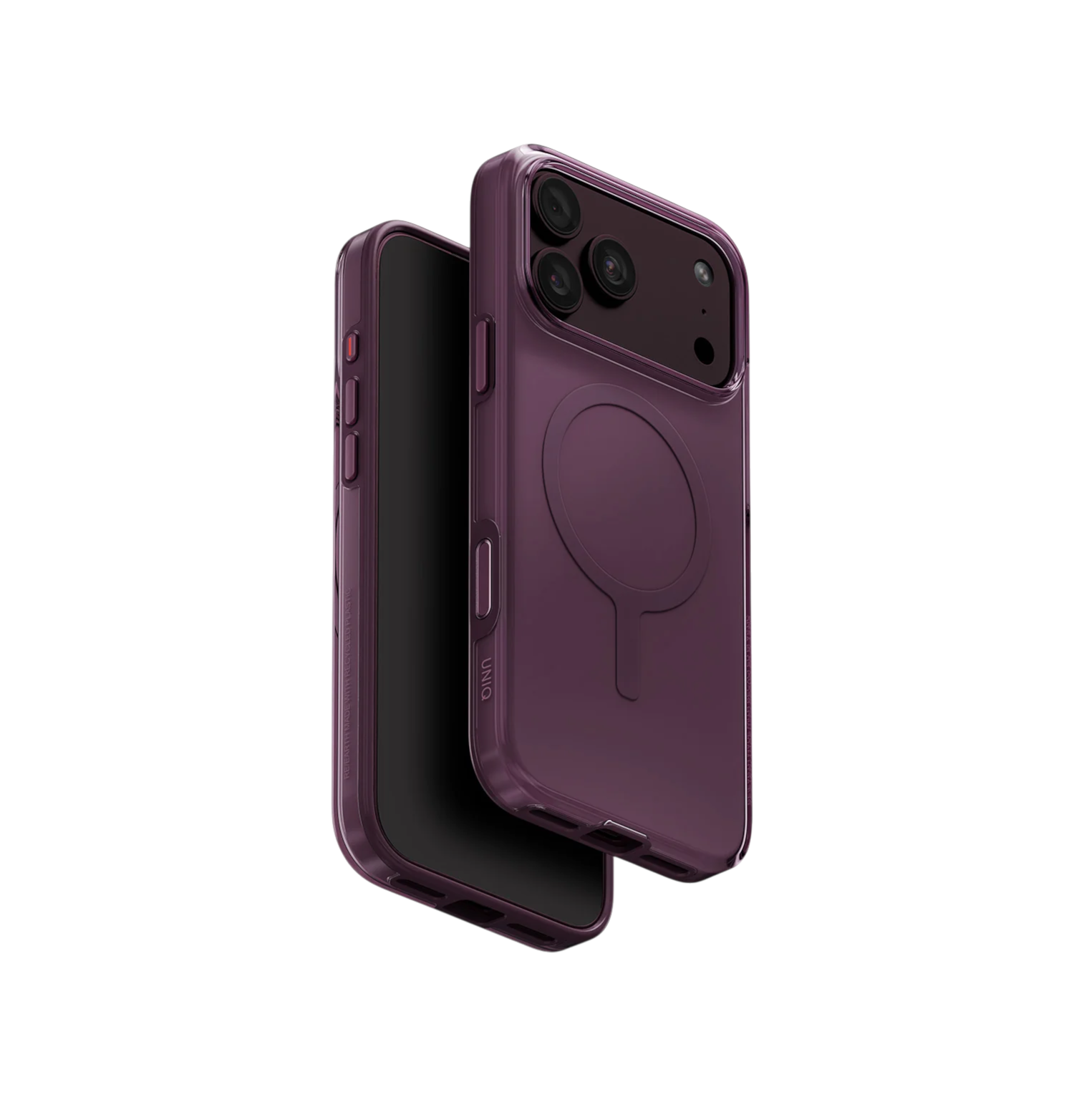 Защитный чехол Uniq Clario (MagSafe) для 18 Pro/17 Pro Fig Purple