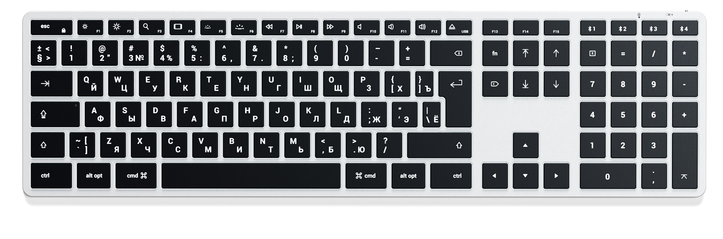 Беспроводная клавиатура Satechi Slim X3 Bluetooth Backlit Keyboard