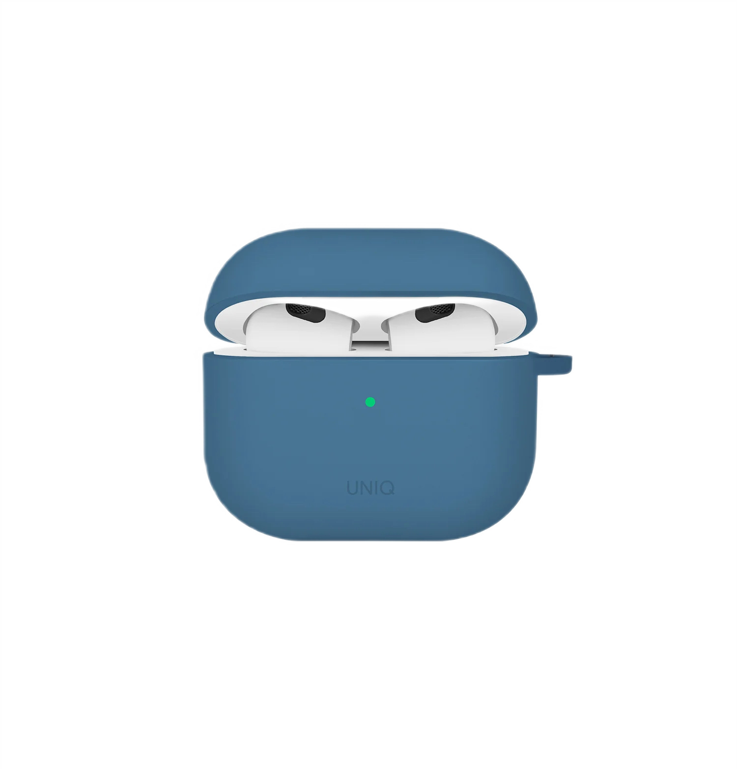 Чехол Uniq NEXO Liquid Silicone с карабином и держателем для Airpods 4 