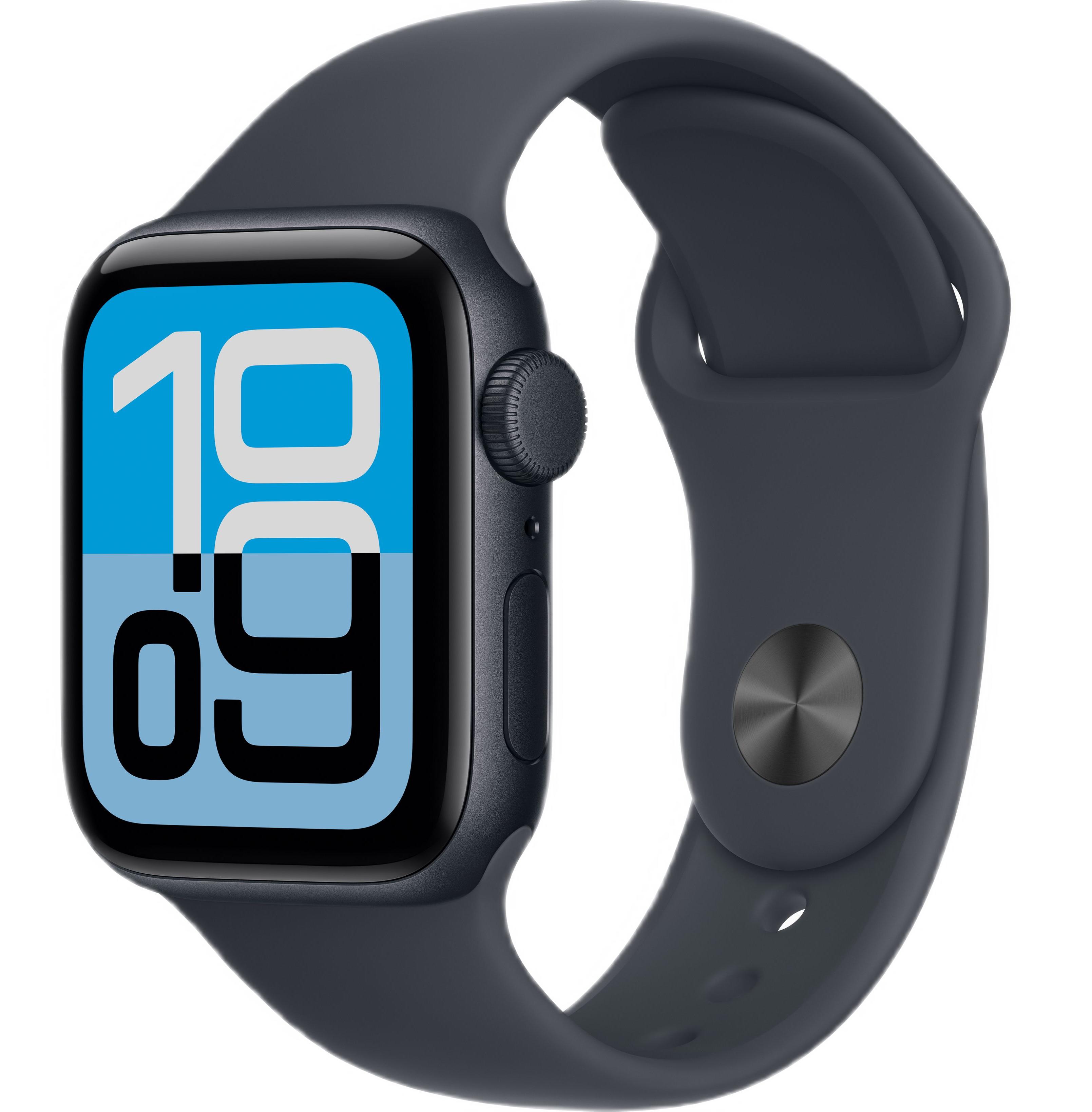 Часы Apple Watch SE 3 (2025) 40mm Midnight Aluminum Case with Midnight Sport Band (GPS) (размер S/M)