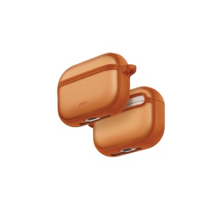 Чехол UNIQ Veren Shockproof with carabin для Airpods Pro 3 Sunset Ember