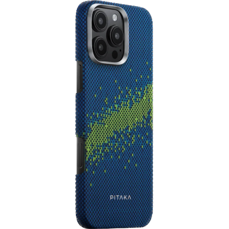 Чехол Pitaka StarPeak Luminous Tactile Woven case для iPhone 16 Pro Milky Way Galaxy