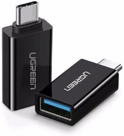 Адаптер UGREEN US173 (20808) USB-C to USB-A 3.0 Female Adapter Black