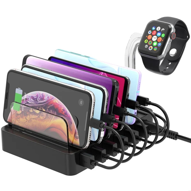 Зарядная док-станция Choetech 6xUSB