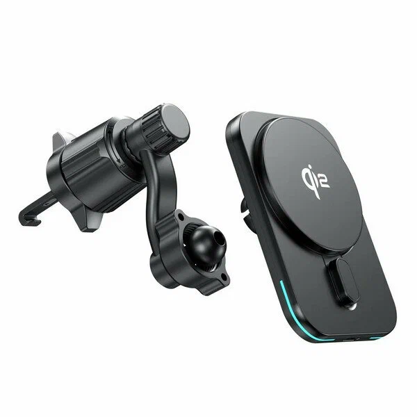 Автомобильное беспроводное зарядное устройство Choetech Qi2 MagLeap Wireless Car Charger 15W