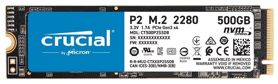 Твердотельный накопитель Crucial P2