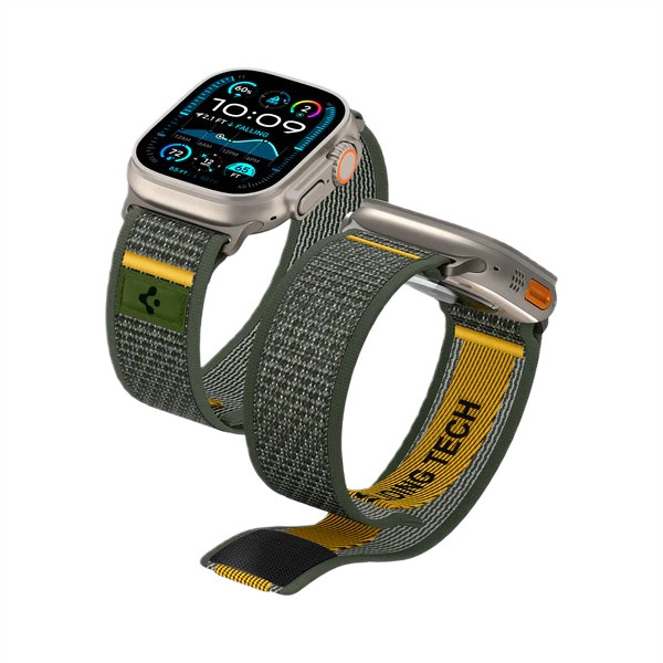 Ремешок Spigen Athlex Air для Apple Watch 44/45/46/49mm Green