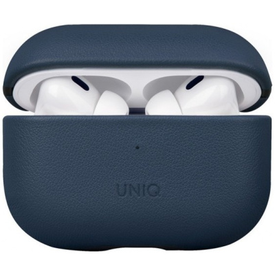 Чехол Uniq Terra Genuine Leather для AirPods Pro (2-го поколения) Space Blue