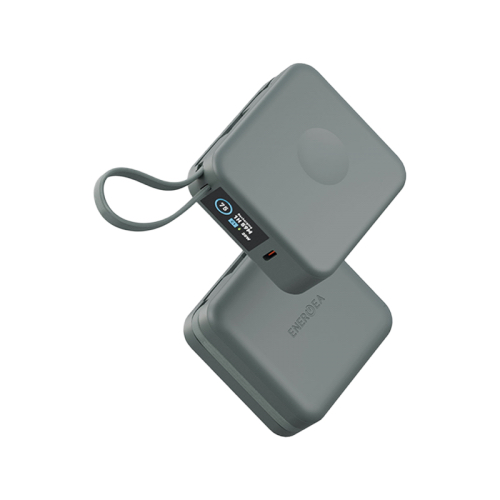 Внешний аккумулятор Energea Magpac Mini Plus Wireless Power Bank 10000mAh With Build in USB-C Cable & Display Sage