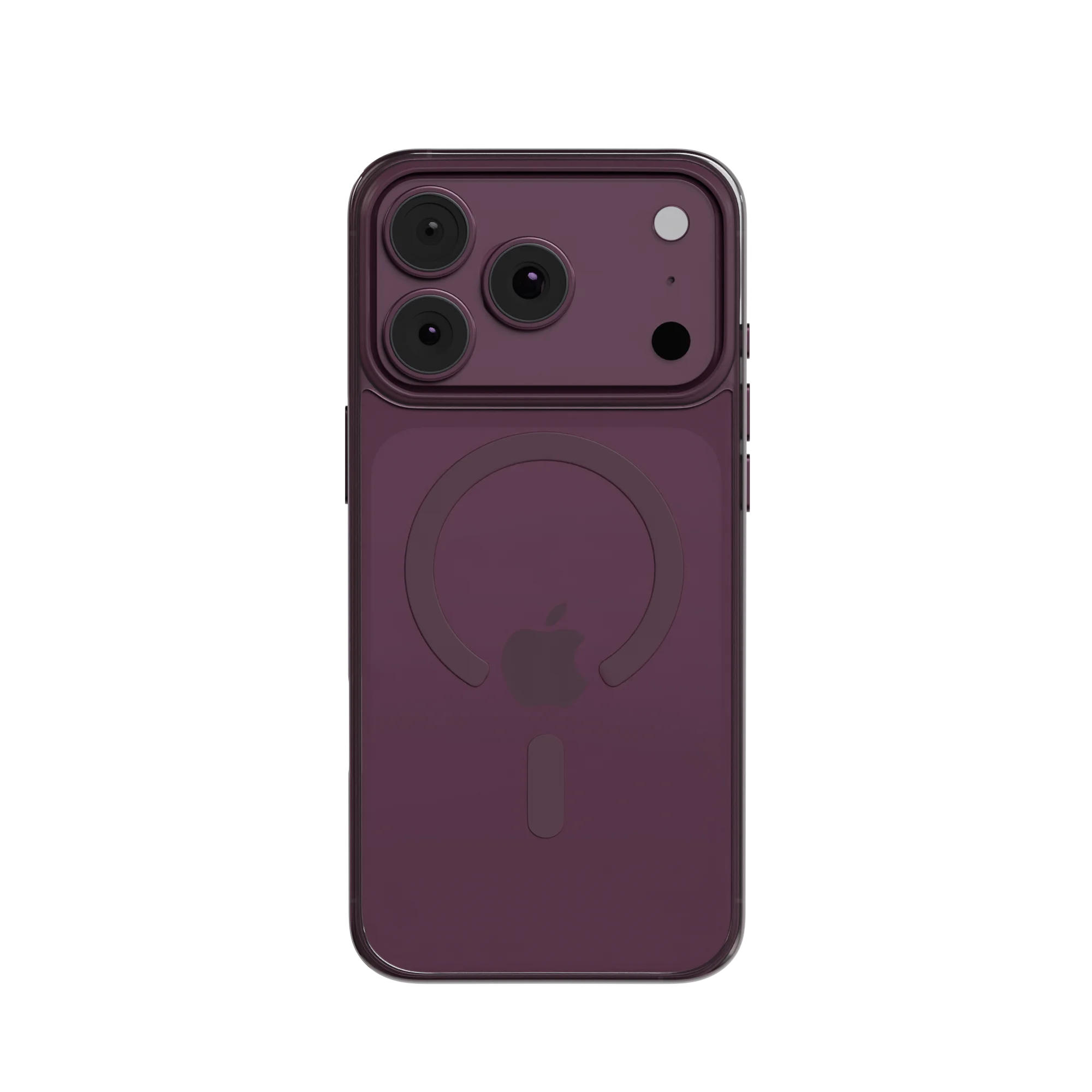 Защитный чехол AceCase Crystal Shield для iPhone 18 Pro Max / iPhone 17 Pro Max Burgundy