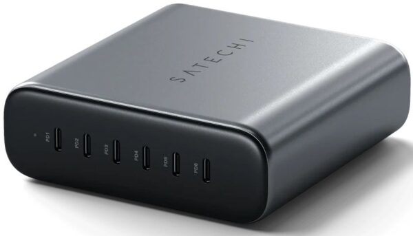 Зарядное устройство Satechi 200W USB-C 6-Port PD GaN Charge Space Gray