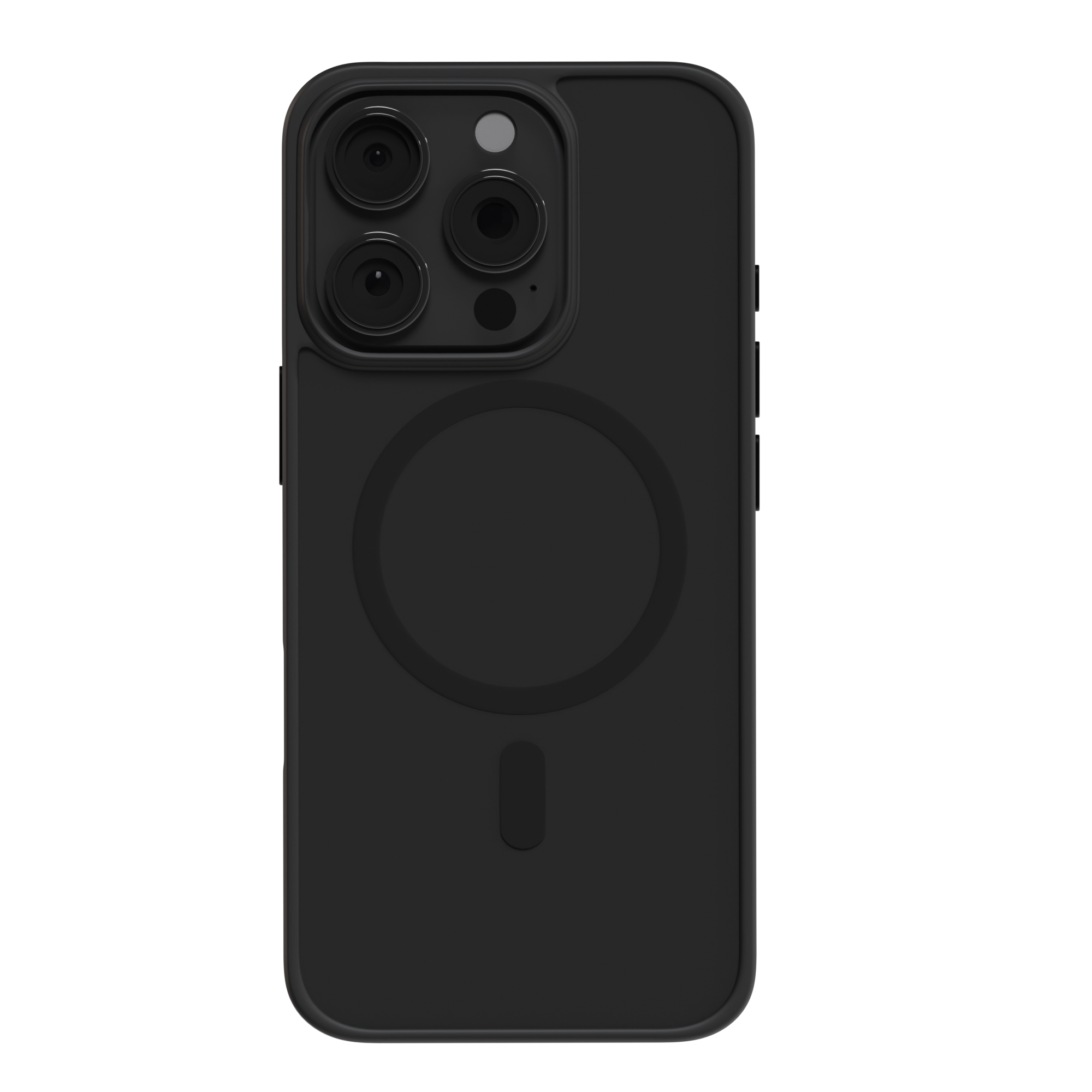Защитный чехол AceCase Soft Rim Black Titanium для iPhone 16 Pro