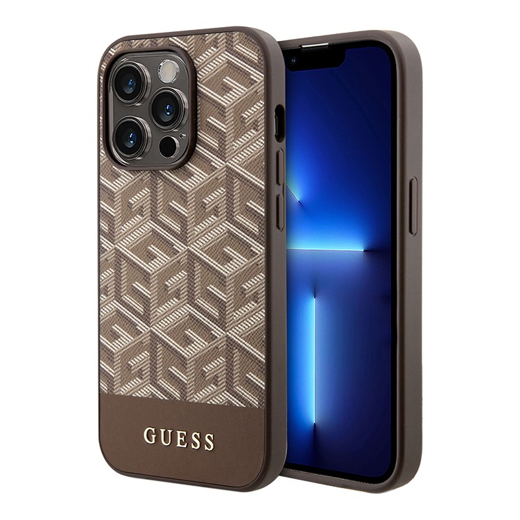 Чехол Guess для iPhone 15 Pro MagSafe G CUBE Hard