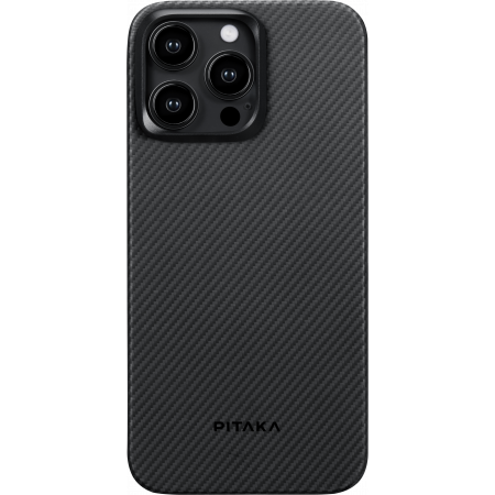 Защитный чехол Pitaka MagEZ Case 4 для iPhone 15 Pro Black/Grey (Twill)