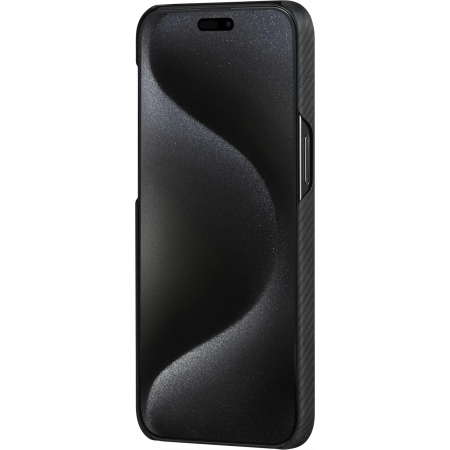 Защитный чехол Pitaka MagEZ Case 4 для iPhone 15 Pro Black/Grey (Twill)