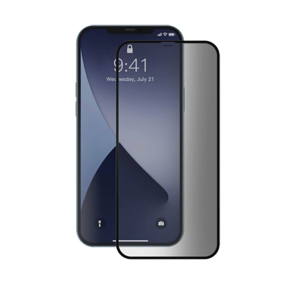 Защитное стекло Ainy 2.5D Full Screen Cover для iPhone 12 mini Anti-spy