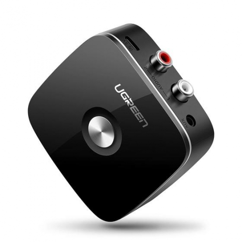 Ресивер UGREEN CM123 (30445) Wireless Bluetooth Audio Receiver 5.0 with 3.5mm and 2RCA Adapter with SRRC