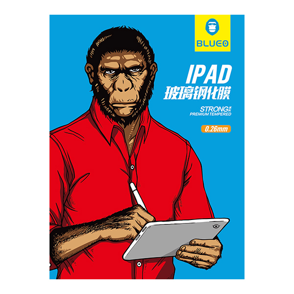 Защитное стекло BLUEO Clear HD 0.26мм для iPad Pro 11 (2022/2021/2020) / Air 4 10.9 (2020)