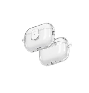 Чехол Uniq для Airpods Pro 3 Glase PRO TPU Lock case Glossy Clear