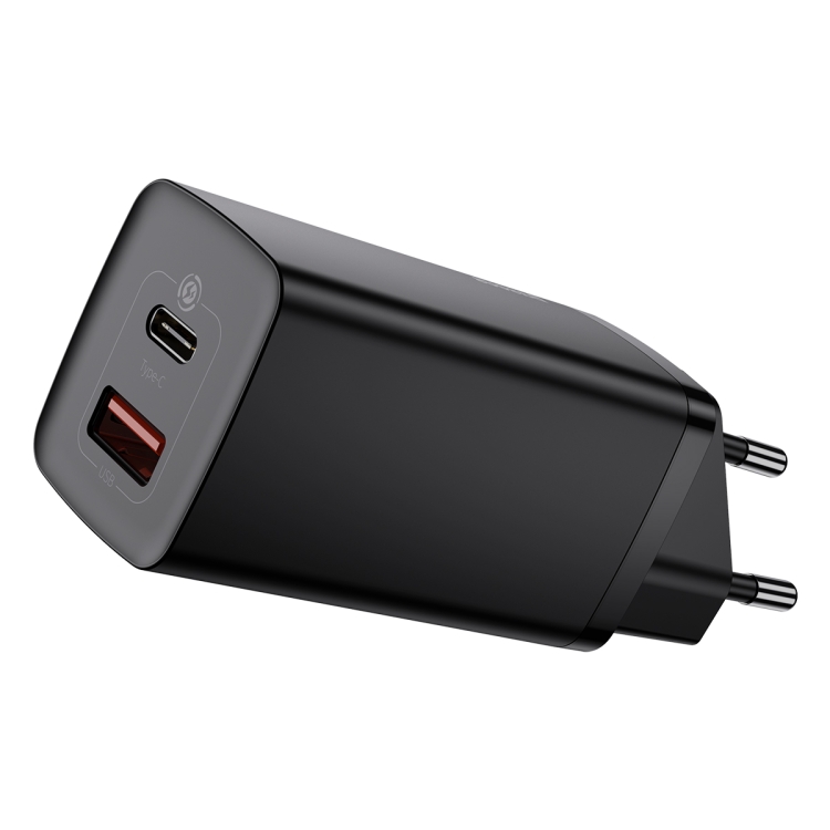 Сетевое зарядное устройство Baseus GaN2 Lite Quick Charger USB-C+USB-A 65W