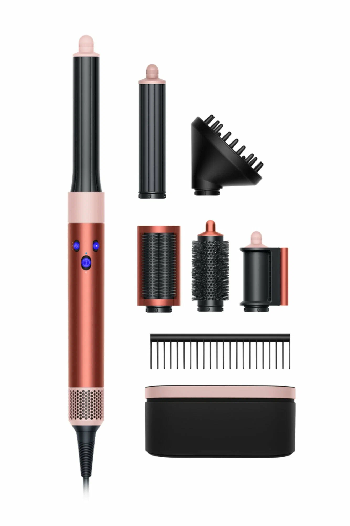 Стайлер Dyson Airwrap Complete Long HS05 Volumise Strawberry bronze/Blush pink