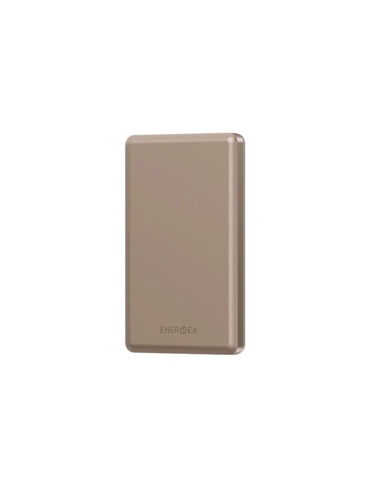 Внешний аккумулятор Energea AluPac MINI 5K (CCC) 5000мАч MagSafe 15W, USB-C 20W Ultra Light Natural Titanium