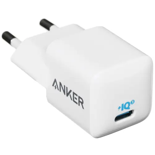 Сетевое зарядное устройство Anker PowerPort 3 Nano 20W USB-C White