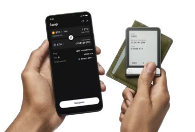 Аппаратный криптовалютный кошелёк Ledger Flex Graphite