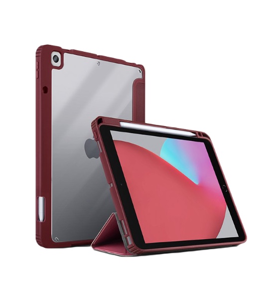 Чехол Uniq для iPad 10.2 (2019 / 2020) MOVEN с держателем для стилуса Maroon Red