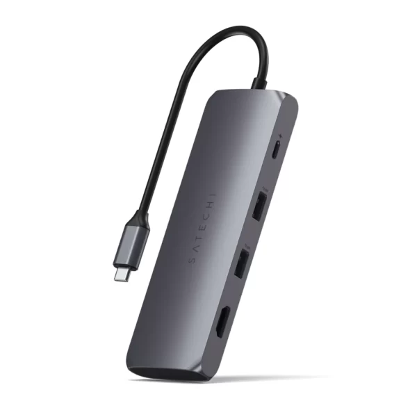 Адаптер Satechi USB-C Hybrid Multiport Adapter (with SSD Enclosure) Space Gray