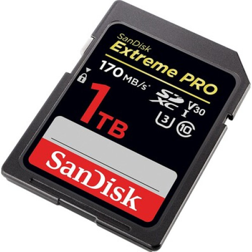 Карта памяти SanDisk SDXC 1TB Extreme Pro UHS-I V30 U3 170 Mb/s