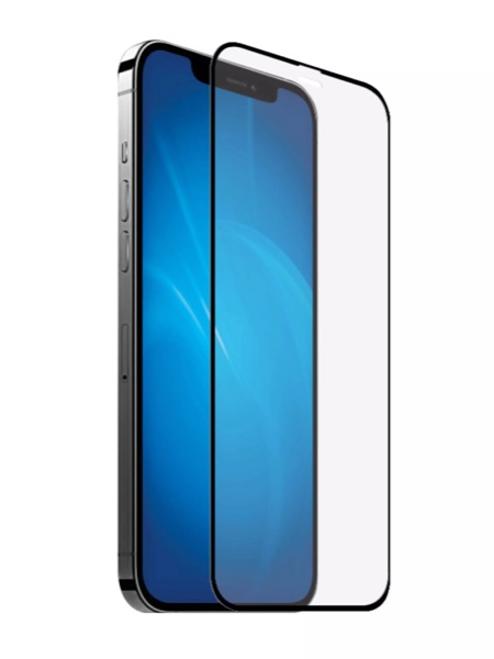 Защитное стекло Ainy 2.5D Full Screen Cover для iPhone 12 Pro Max Matte Black