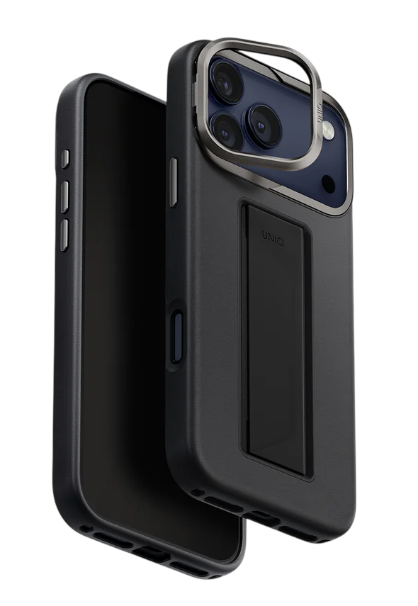 Чехол Uniq для  iPhone 17 Pro Max Heldro PRO Leatherette + FlexGrip & Camera stand (MagSafe)