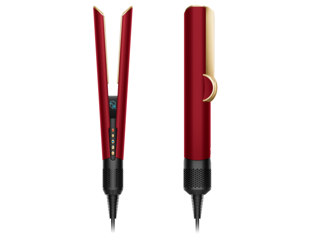 Dyson Airstrait™ dryer and straightener (Red velvet/Gold)