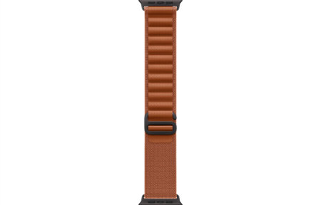 Apple Watch Ultra 3 (2025) 49mm Black Titanium Case with Terra Cotta Alpine Loop - Medium (GPS + Cellular)