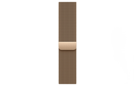 Часы Apple Watch Series 11 46mm Slate Titanium Case with Gold Milanese Loop (GPS + LTE)