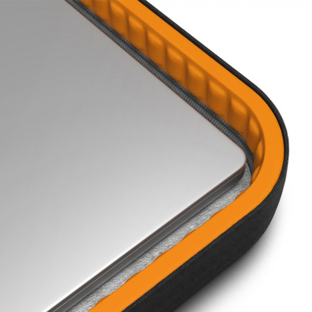 Защитный чехол Uniq Bergen Nylon для MacBook Pro 14 и Pro 13 Black