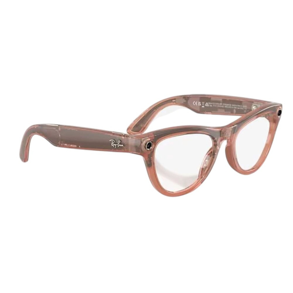 Умные очки Ray-Ban Meta Skyler (Gen 2) Shiny Peach Brown