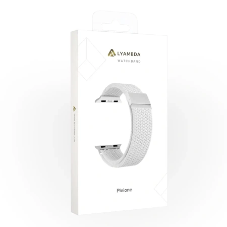 Ремешок Lyambda Pleione для Apple Watch 38-41 мм White