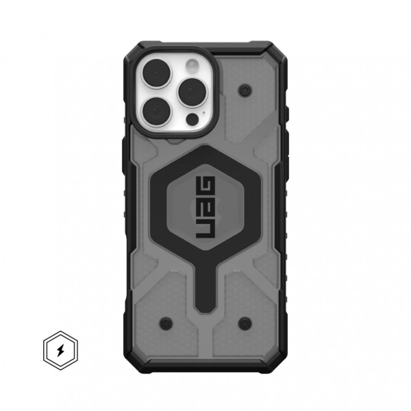 Защитный UAG Pathfinder Clear Magsafe iPhone 16 Pro Max Ash