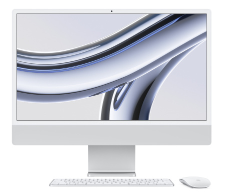 Кастомный Моноблок Apple iMac 24  Retina 4,5K M3 (8C CPU, 10C GPU) / 16GB / 512GB SSD Silver (Серебристый) Z19D0001T