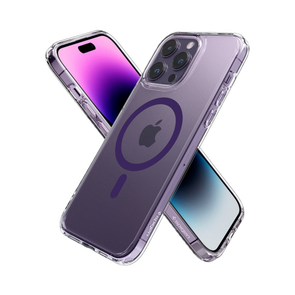 Защитный чехол Spigen Ultra Hybrid MagSafe Compatible для iPhone 14 Pro Max Deep Purple