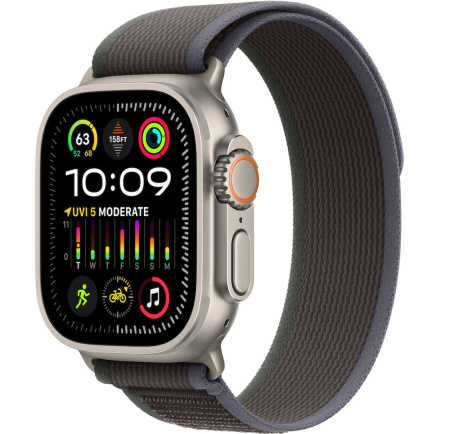 Часы Apple Watch Ultra 2 49mm Titanium Case with Blue/Black Trail Loop - S/M (GPS + Cellular)