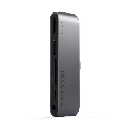 Адаптер Satechi Mobile Pro Hub SD USB-C Space Gray