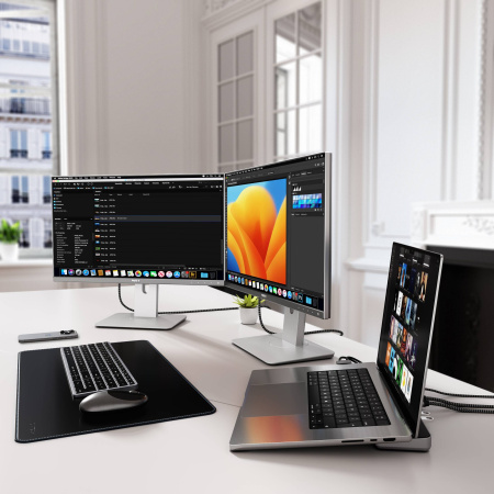 Док-станция Satechi Dual Dock Stand - Docking Station with NVMe SSD Enclosure