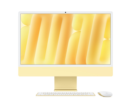 Моноблок Apple iMac 24  Retina 4,5K M4 (8C CPU, 8C GPU) / 16GB / 256GB SSD Yellow (Желтый) MWUD3